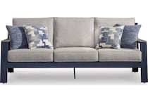 marby shores blue gray sofa   