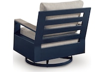 marby shores blue gray swivel chair   