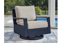 marby shores blue gray swivel chair   