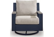 marby shores blue gray swivel chair   