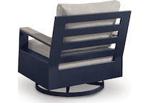 marby shores blue gray swivel chair   