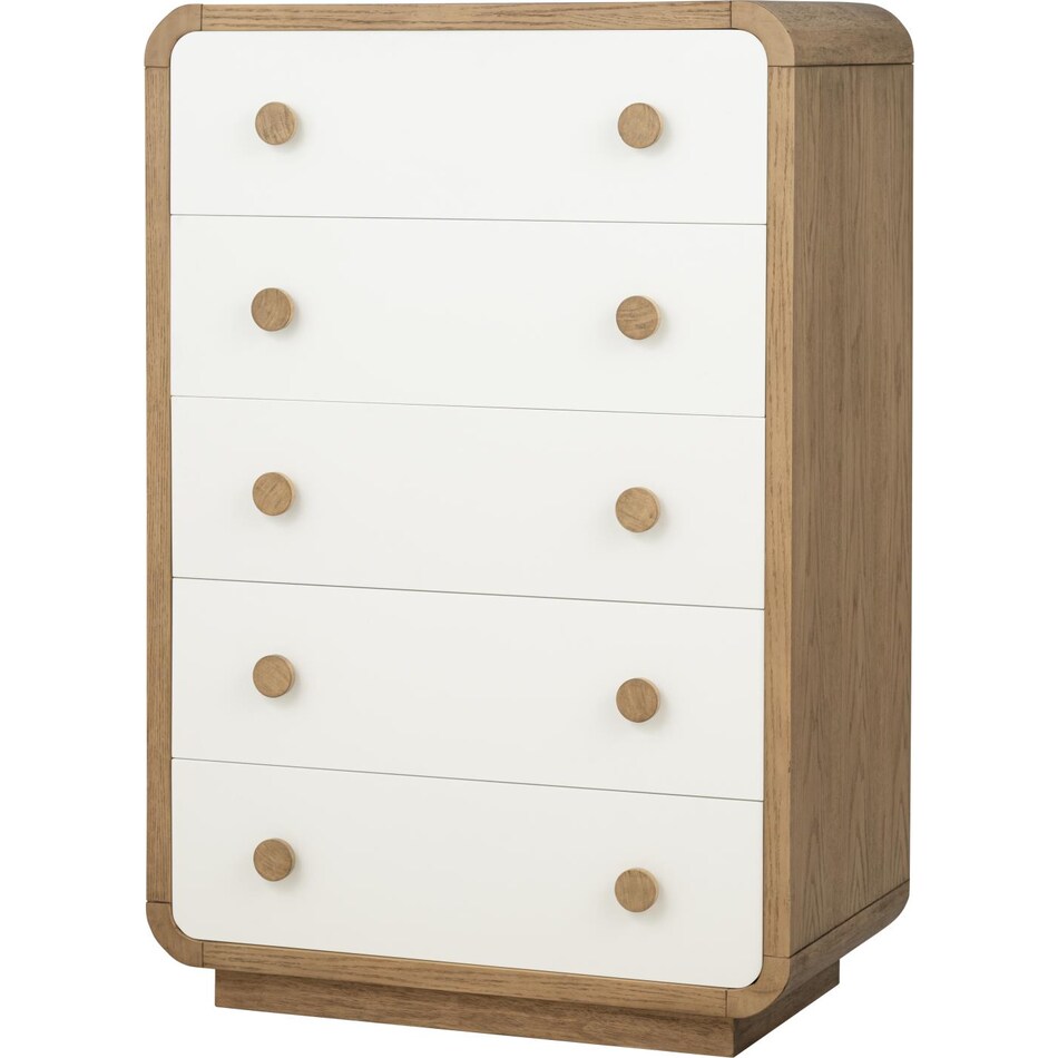 margo cloud white desert oak chest   
