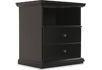 maribel black nightstand   