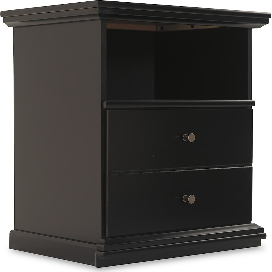 maribel black nightstand   