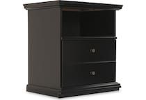 maribel black nightstand   