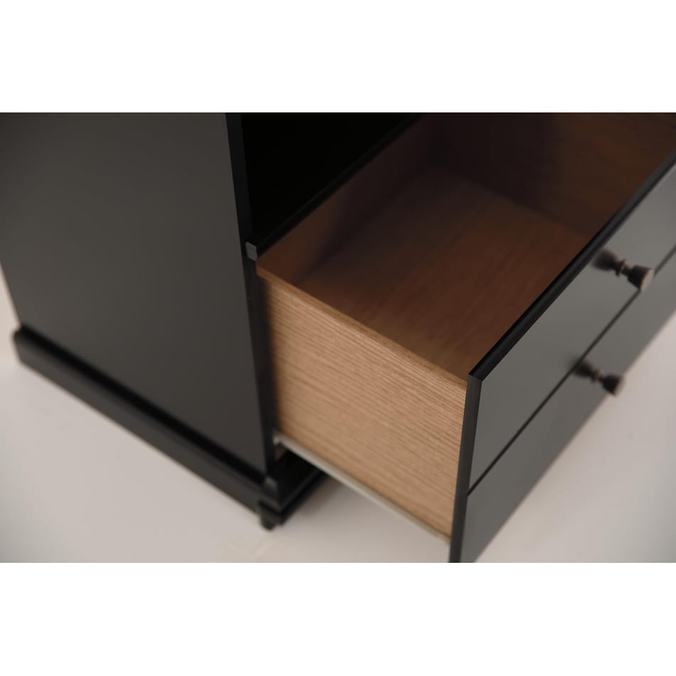 maribel black nightstand   