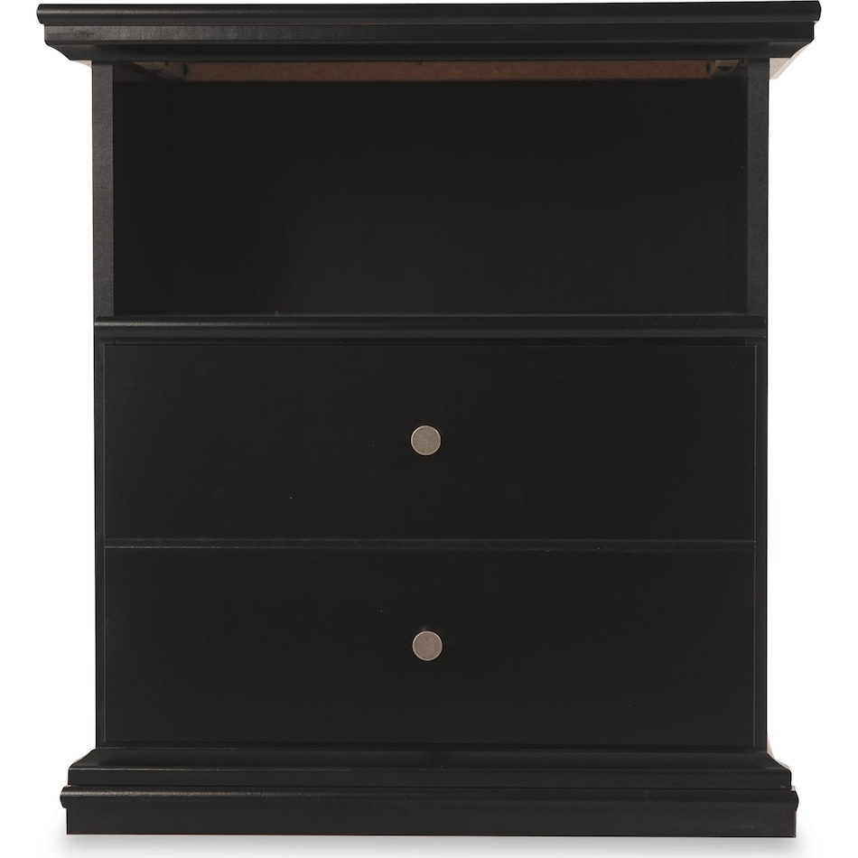 maribel black nightstand   