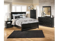 maribel black nightstand   