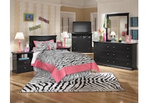 maribel black nightstand   