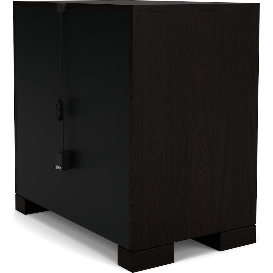 marilyn  dark cabernet nightstand   