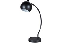 marinel black table lamp   