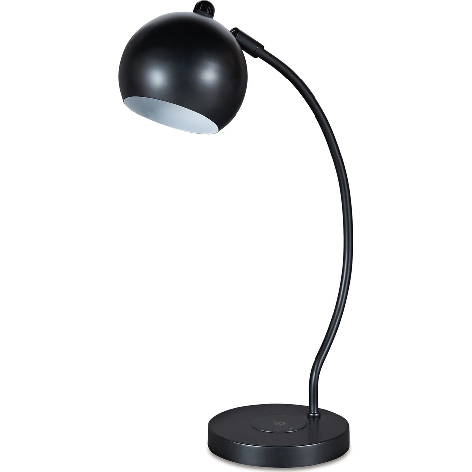 marinel black table lamp   