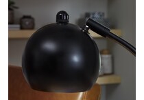 marinel black table lamp   