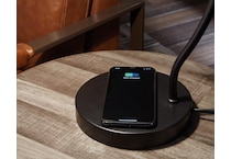 marinel black table lamp   