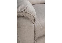 marion grey reclining console loveseat   