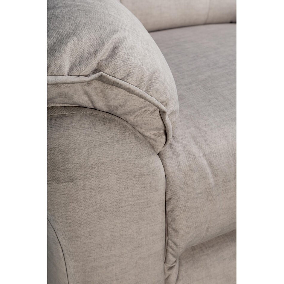 marion grey reclining console loveseat   