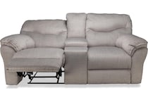 marion reclining console loveseat   