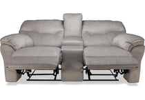 marion reclining console loveseat   