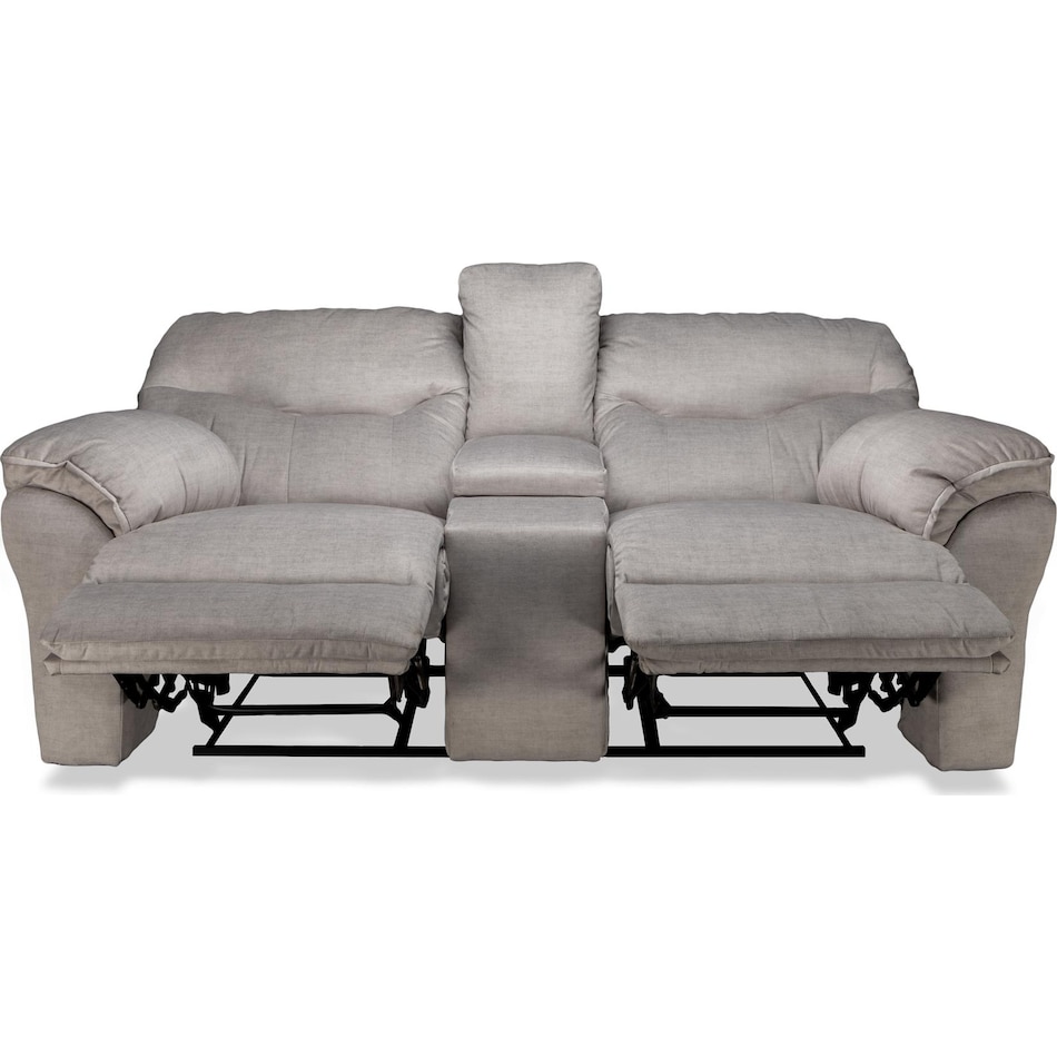 marion reclining console loveseat   