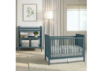 marlowe nursery blue crib   