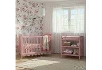 marlowe nursery pink crib   