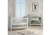 marlowe white crib   