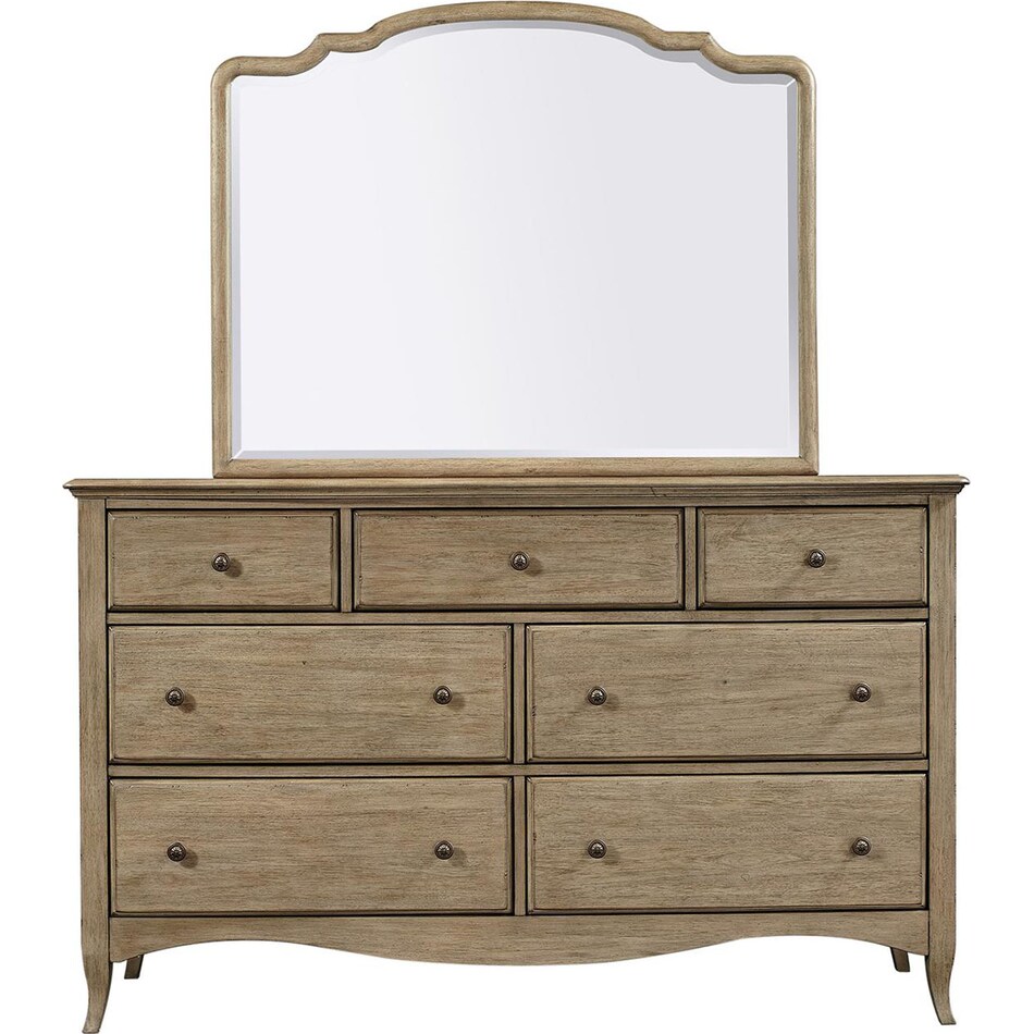 marseille brown light mirror   
