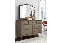 marseille brown light mirror   