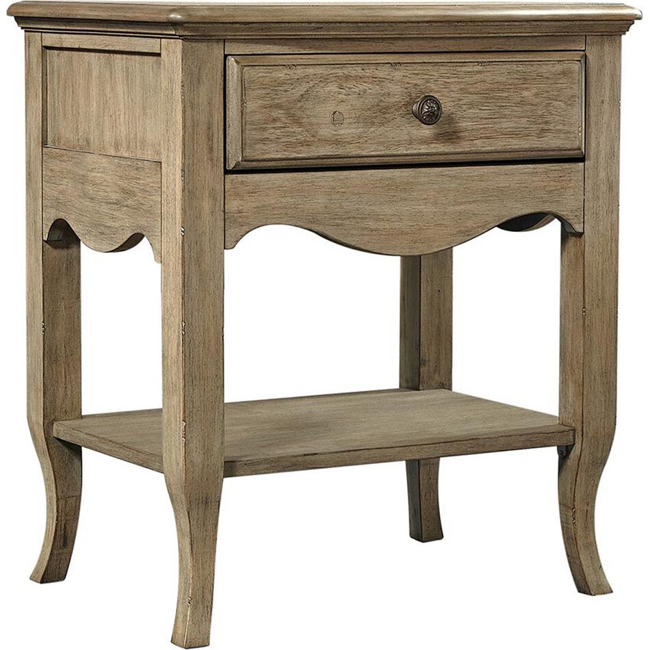 marseille brown light nightstand   