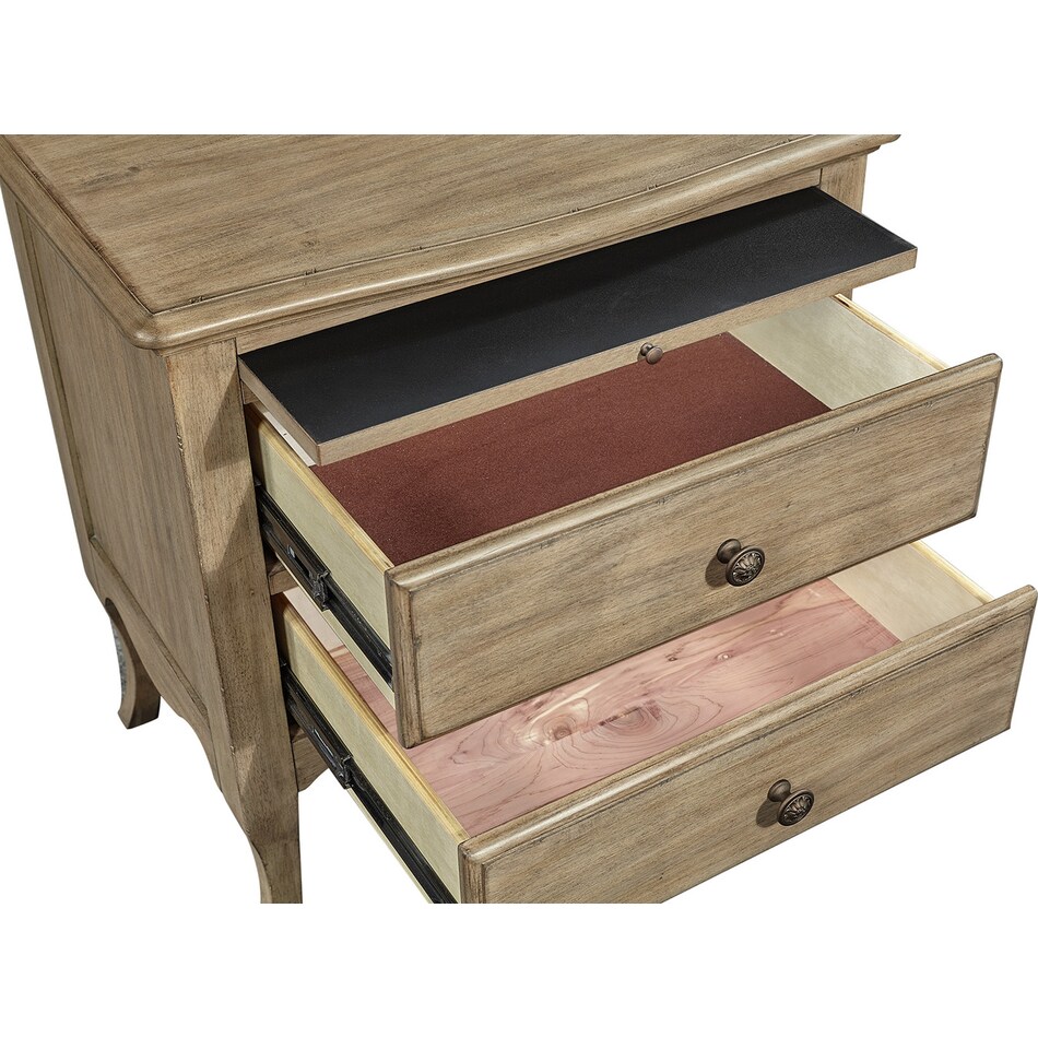 marseille brown light nightstand   