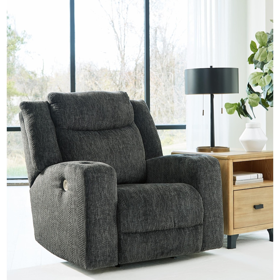 martinglenn ebony power recliner   