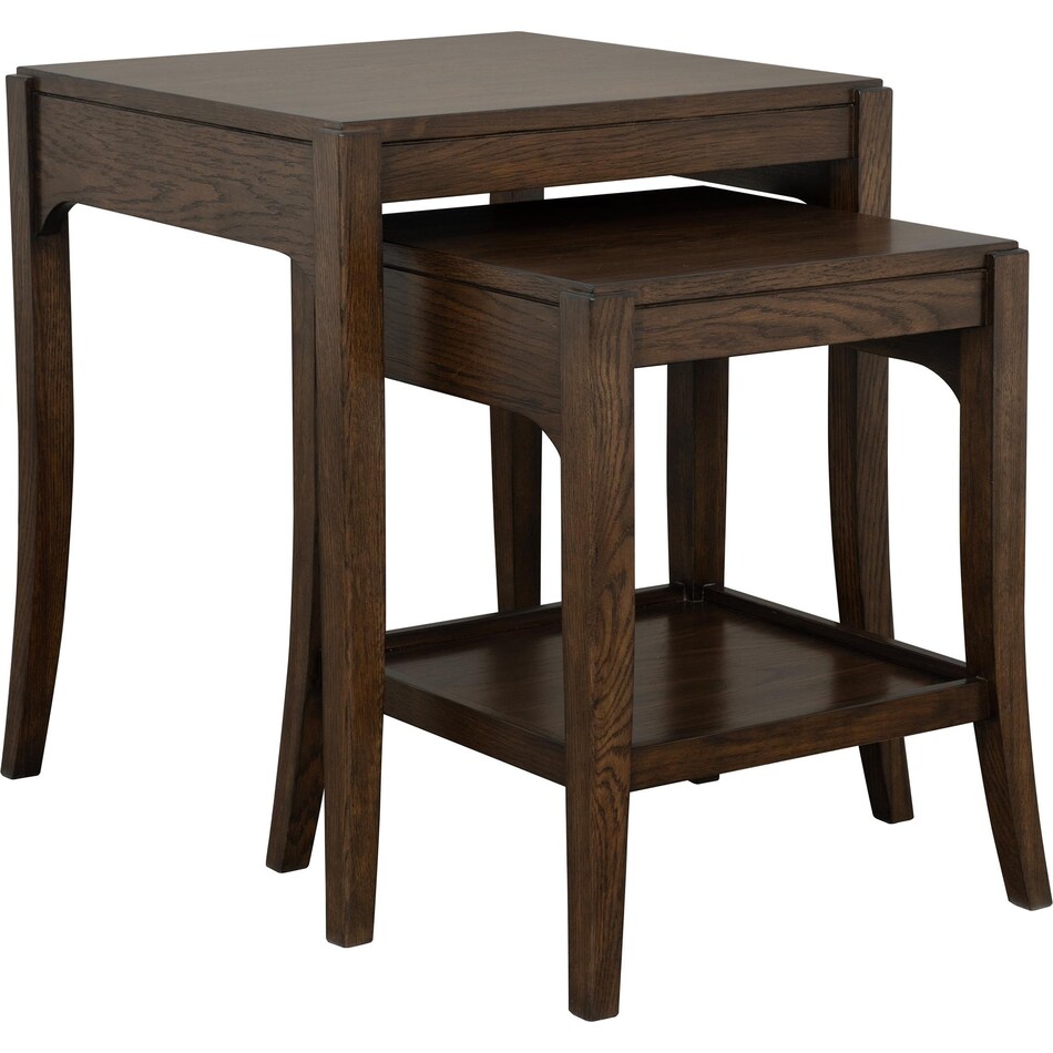 massillon brown end table   