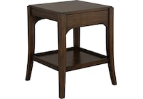 massillon brown end table   