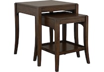 massillon brown end table   