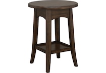 massillon brown end table   