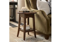 massillon brown end table   