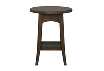 massillon brown end table   