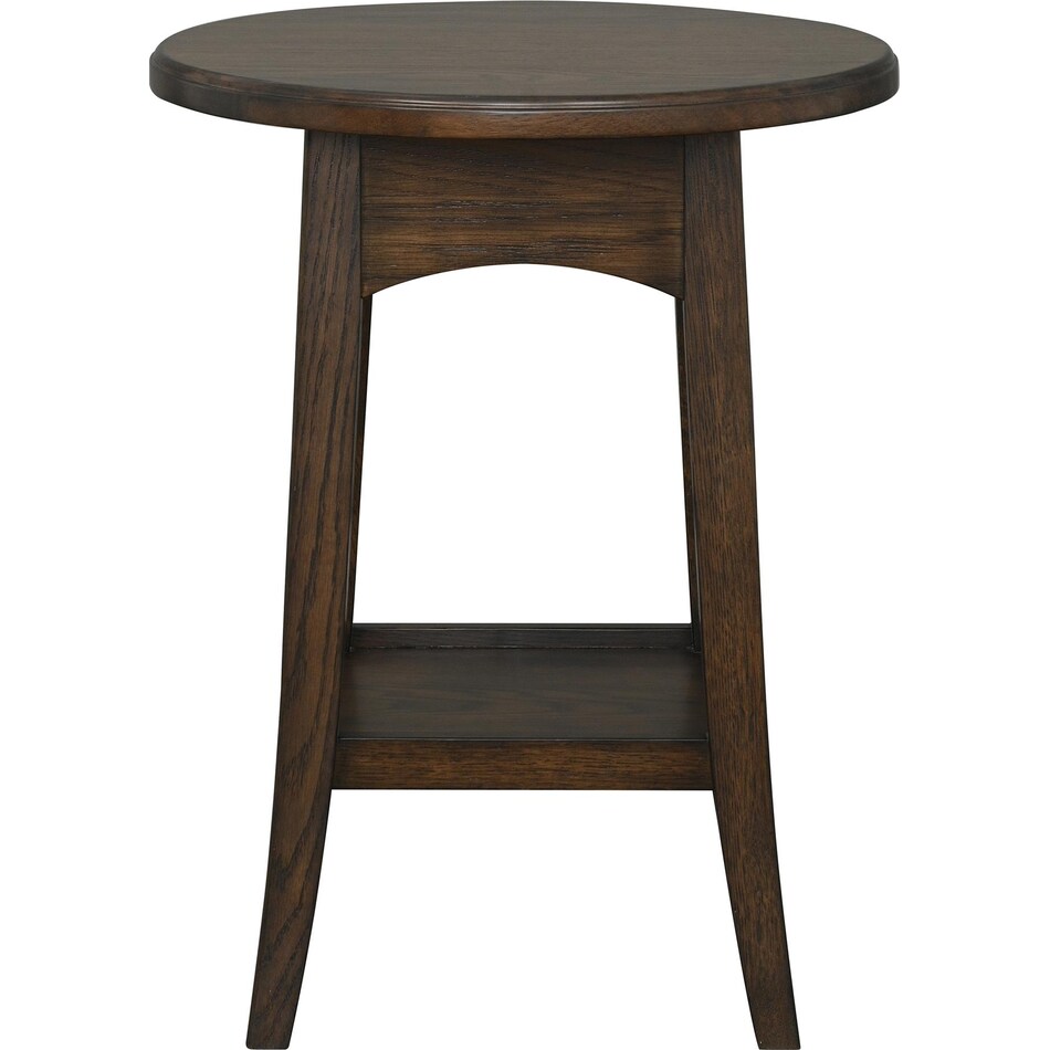 massillon brown end table   