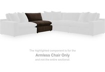 maximilian armless chair   