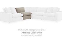 maximilian armless chair   