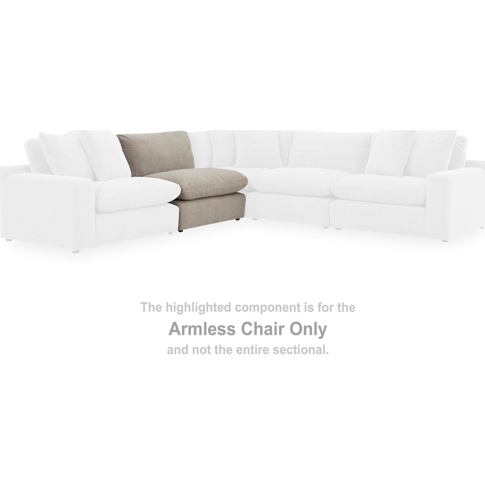 maximilian armless chair   