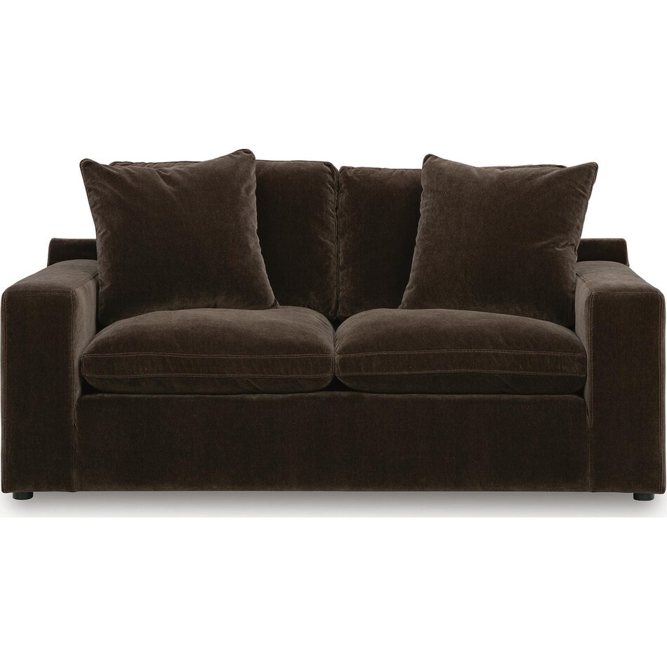 maximilian bittersweet loveseat   