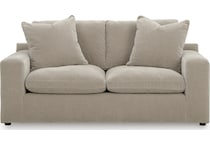 maximilian pebble loveseat   