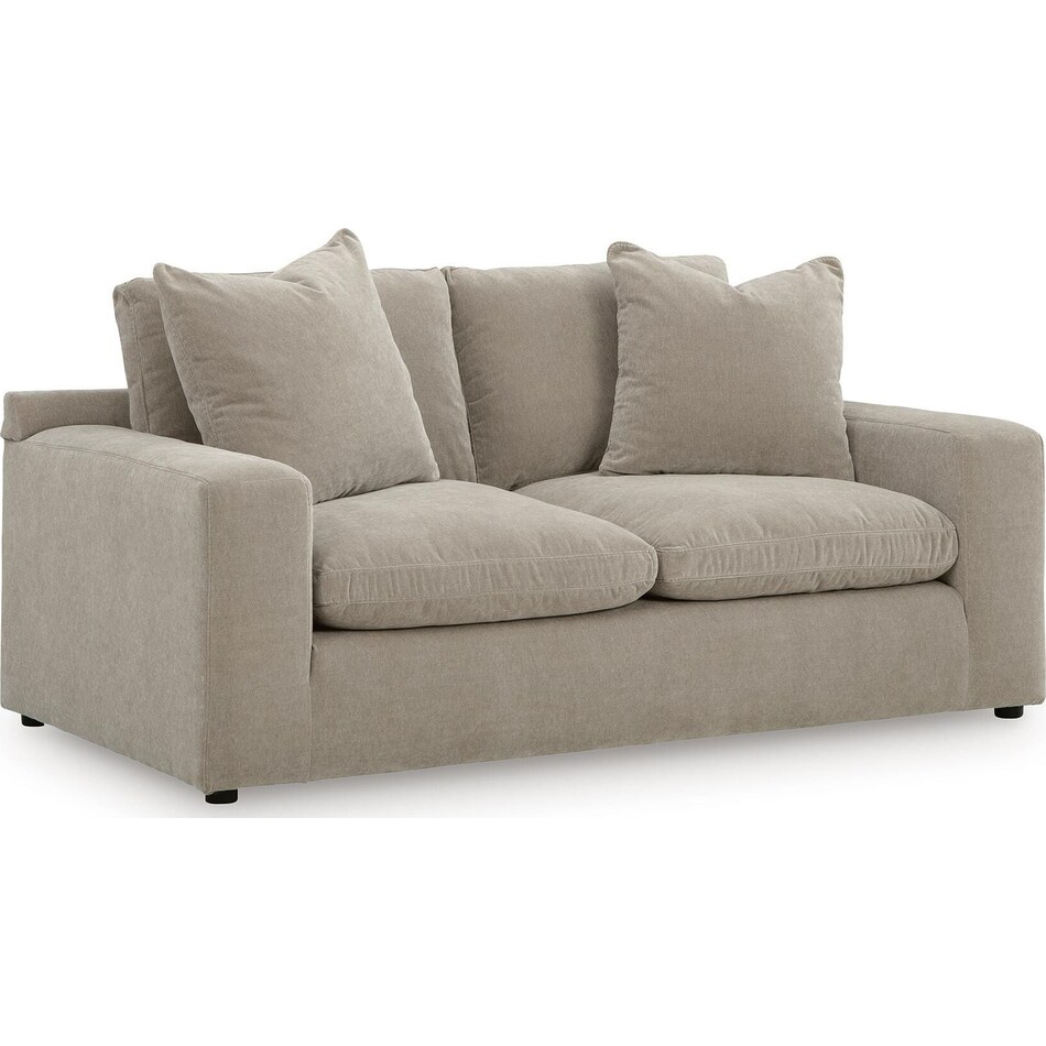 maximilian pebble loveseat   