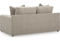 maximilian pebble loveseat   