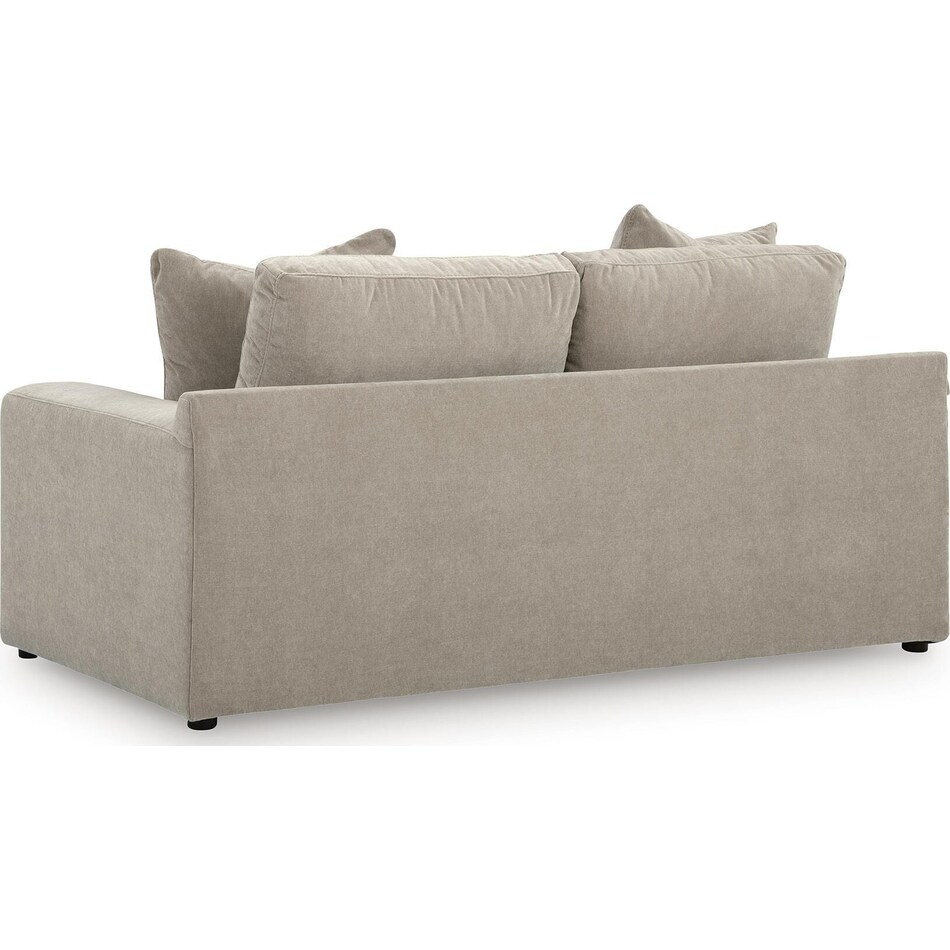 maximilian pebble loveseat   