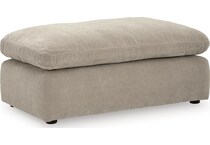 maximilian pebble ottoman   