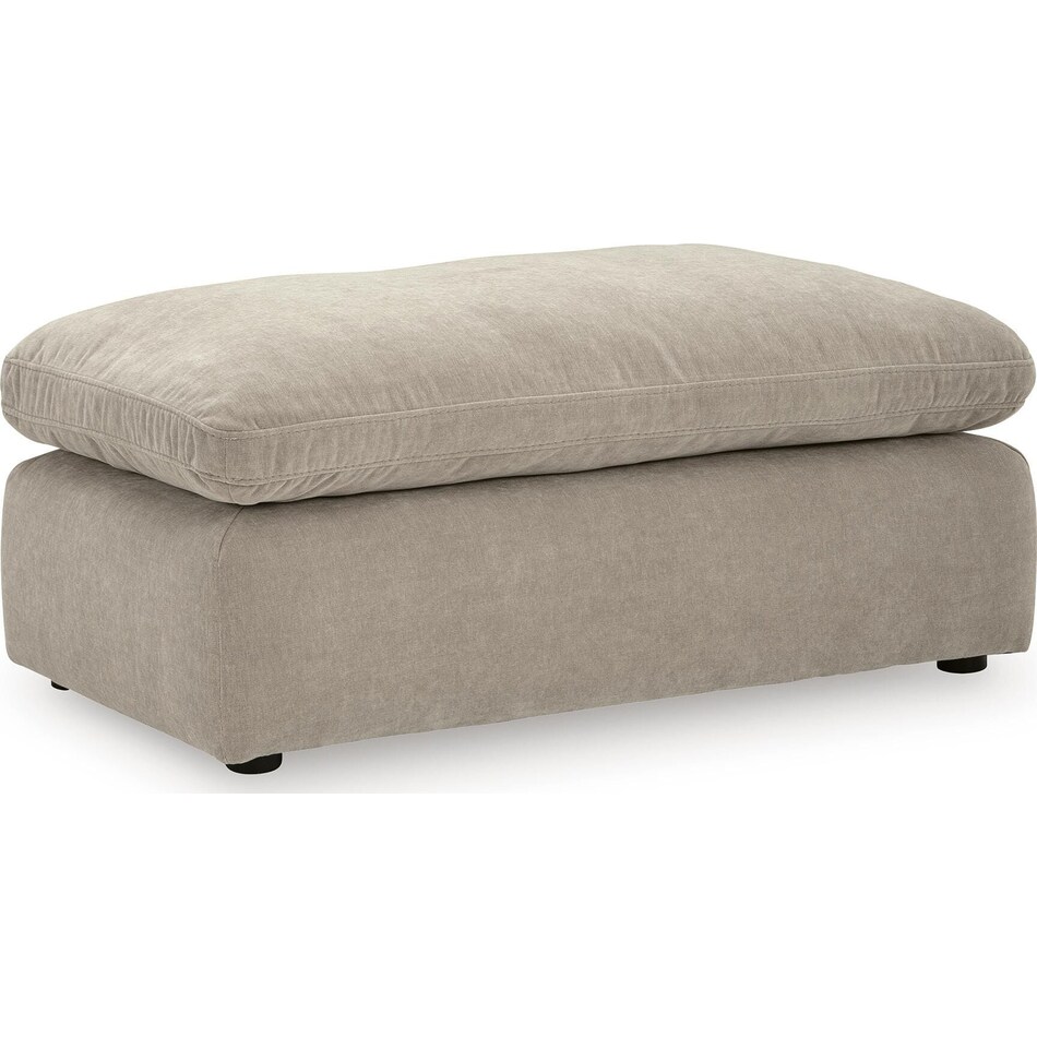 maximilian pebble ottoman   