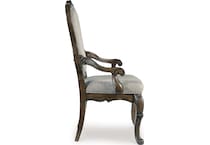 maylee dark brown arm chair   