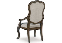 maylee dark brown arm chair   